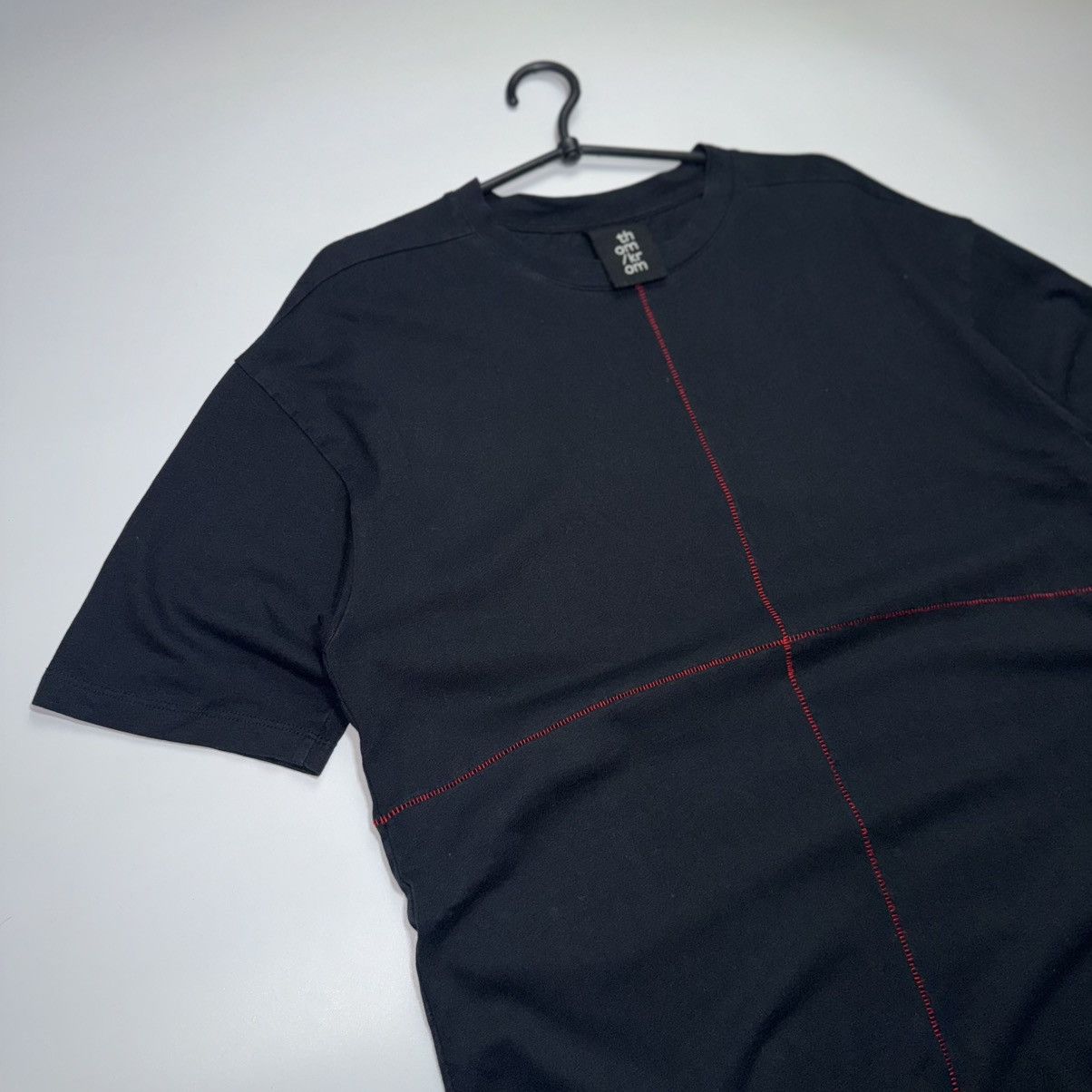 Thom Krom Vintage Thom Krom Baggy Black Avant Garde Designer Tee Size US M / EU 48-50 / 2 - 2 Thumbnail