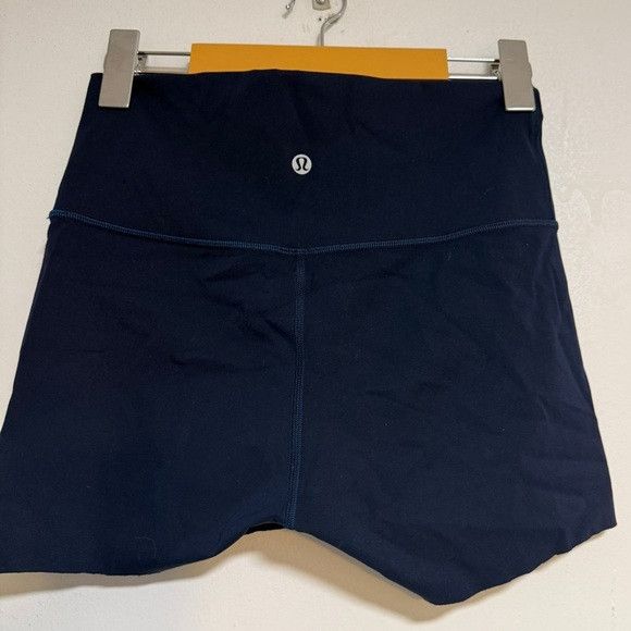 Lululemon Lululemon Navy Blue High-Rise Shorts (DIY Cut) – 6 Size 28" / US 6 / IT 42 - 5 Thumbnail