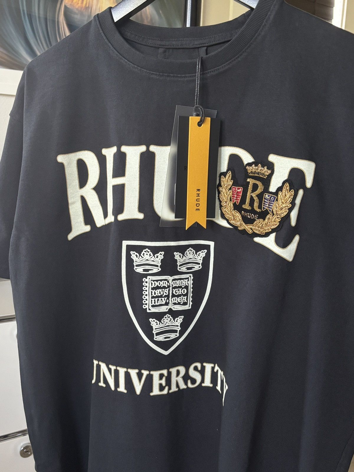 Rhude SOLD OUT - RHUDE UNIVERSITY LOGO TEE Size US S / EU 44-46 / 1 - 3 Thumbnail