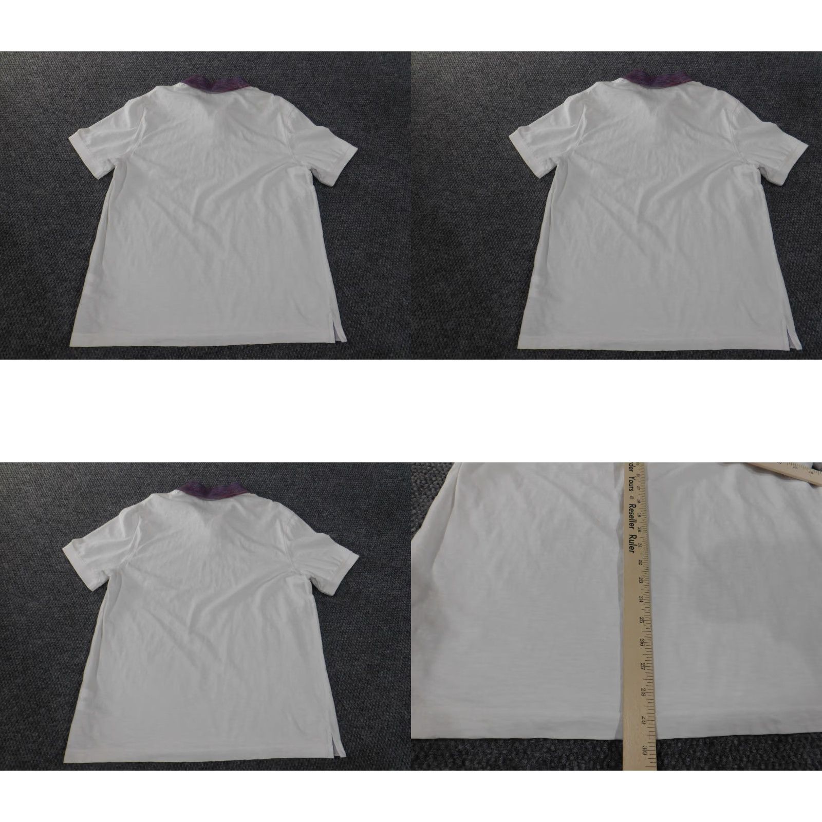 Bugatti Bugatti Polo Shirt XL White Mens Stretch Knit City Classic Casual Button-Down Collar-Short Sleeve Size US XL / EU 56 / 4 - 8 Thumbnail