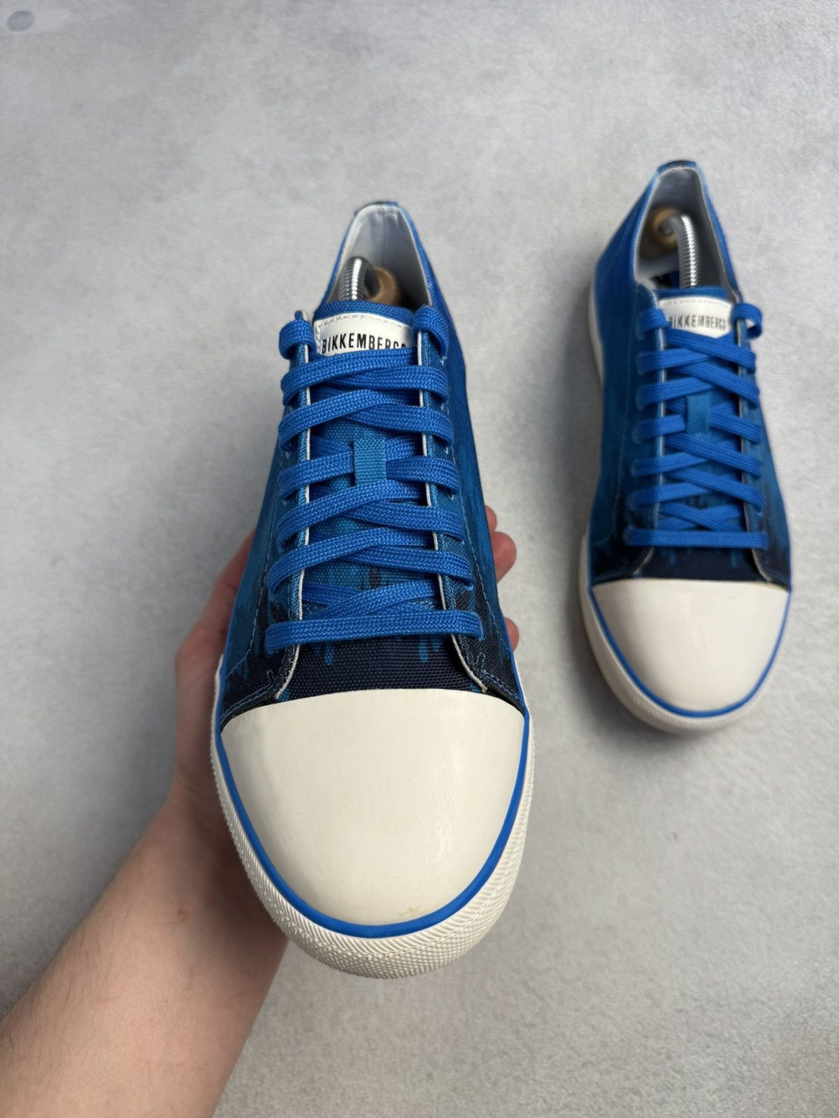 Dirk Bikkembergs Dirk Bikkembergs X Fedez Farnell Sneakers blue canvas US9,5 Size US 9.5 / EU 42-43 - 6 Thumbnail