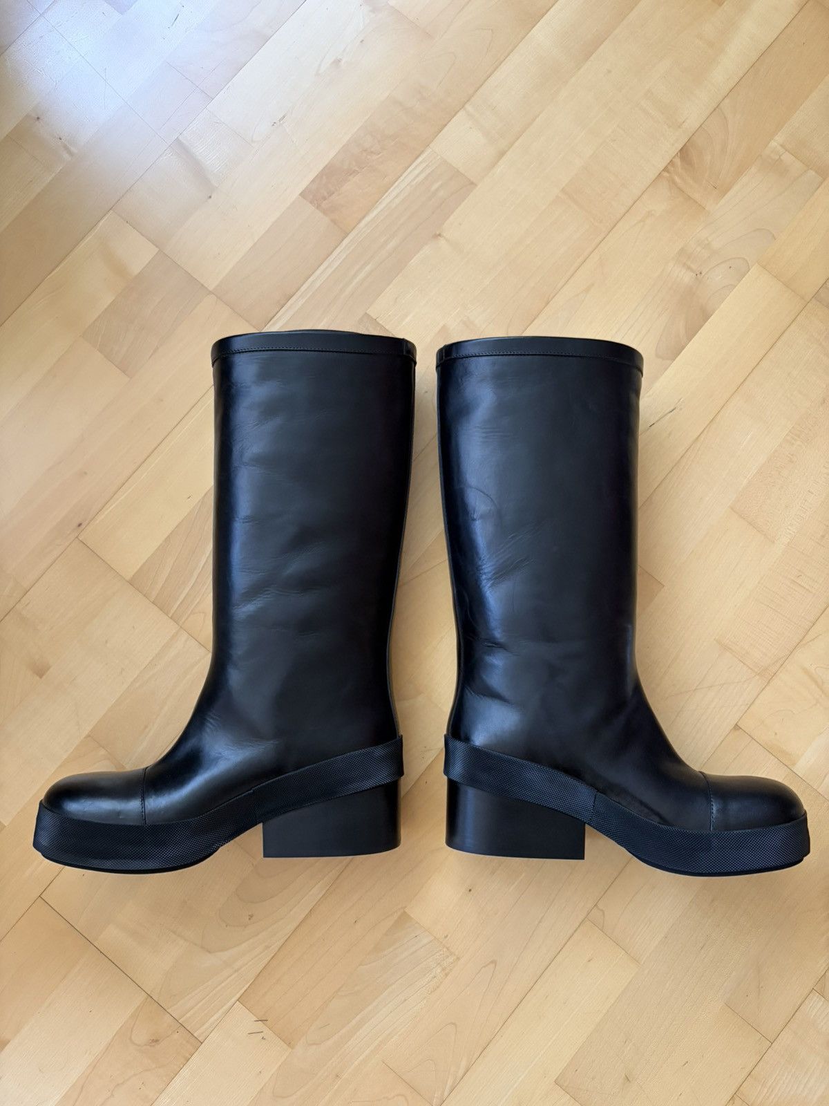 Raf Simons Black Heel Boots Size US 8.5 / EU 41-42 - 3 Thumbnail