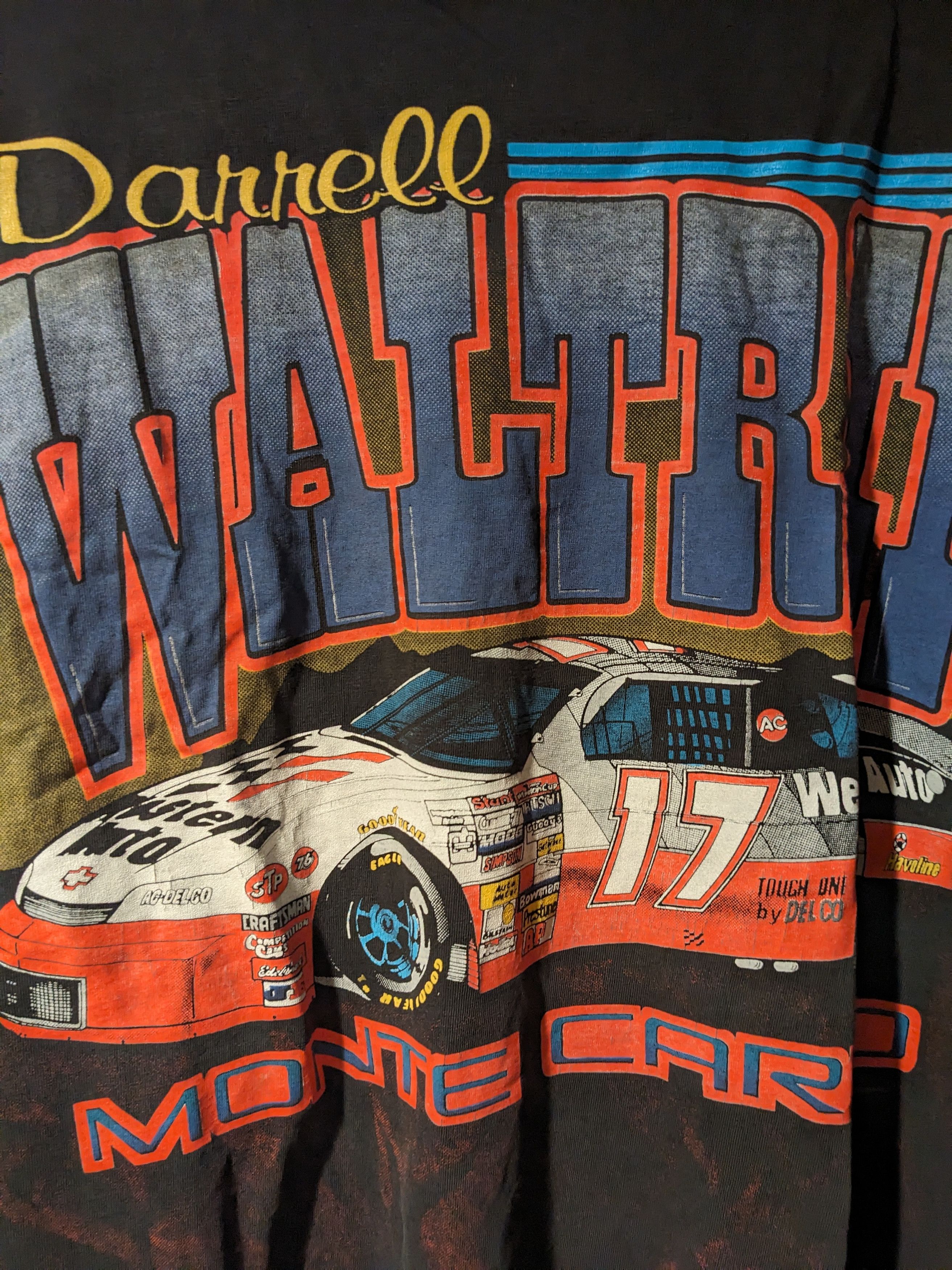 NASCAR × Vintage Vintage 1995 Darrell Waltrip Nascar Chase Authentic T-Shirt Size US XL / EU 56 / 4 - 2 Thumbnail