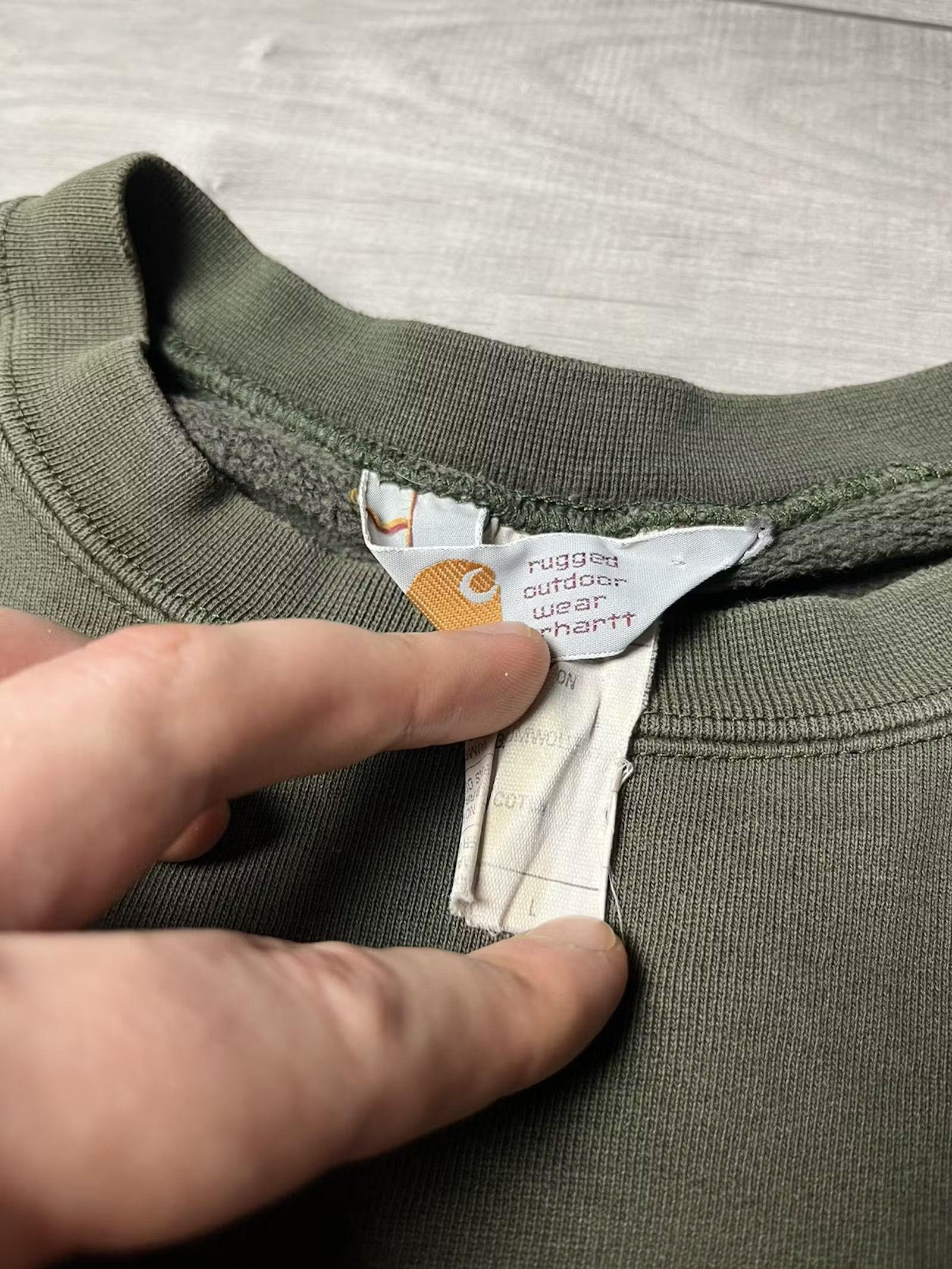 Carhartt Carhartt sweatshirt big logo size Large vintage Size US L / EU 52-54 / 3 - 4 Thumbnail