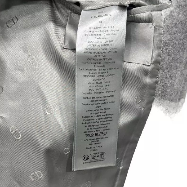 Dior Dior Long Coat with Sequin Collar-2505 Size US L / EU 52-54 / 3 - 7 Thumbnail