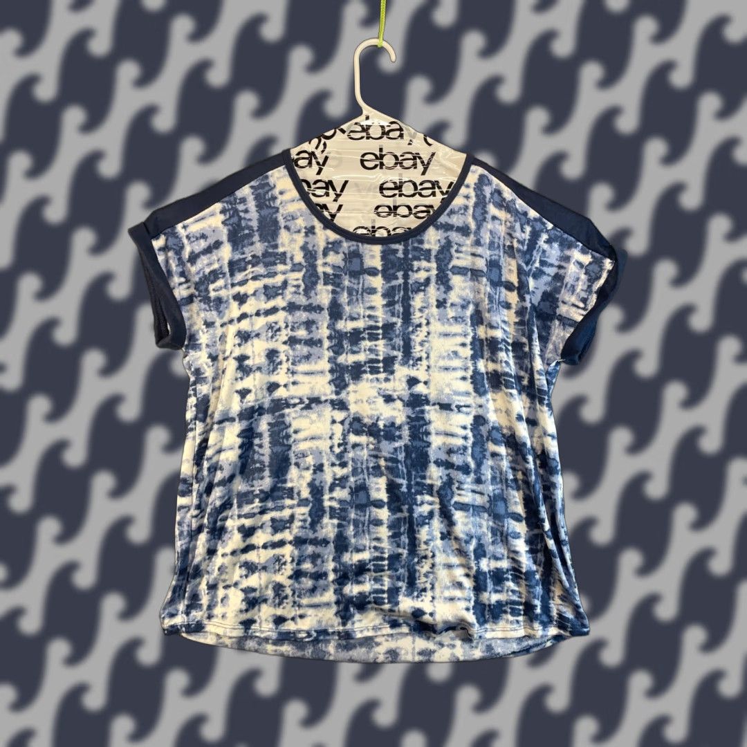 Lucky Brand Lucky Brand Shirt Womens 2X Short Sleeve T-Shirt Bohemian Peasant Multicolor Cotton Modal Easy Care Regular Light Weight Casual Size XXL / US 16-18 / IT 52-54 - 1 Thumbnail