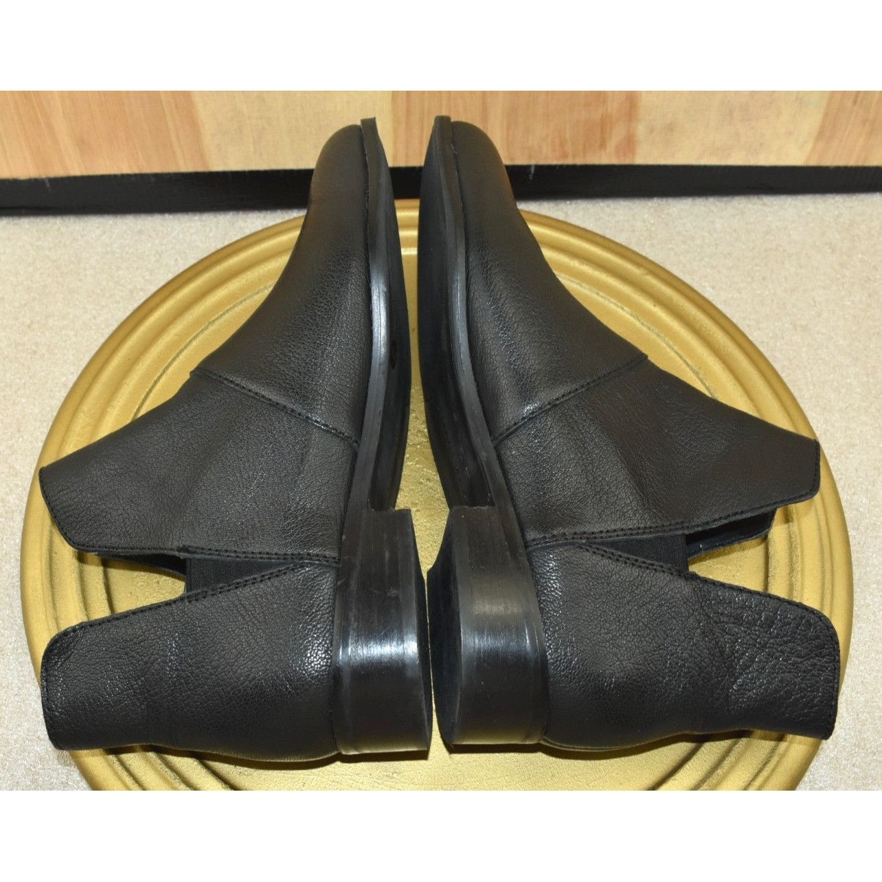Lucky Brand Lucky Brand Paramo Women’s Booties Size 9 Black Pebbled Leat Size US 9 / IT 39 - 7 Thumbnail