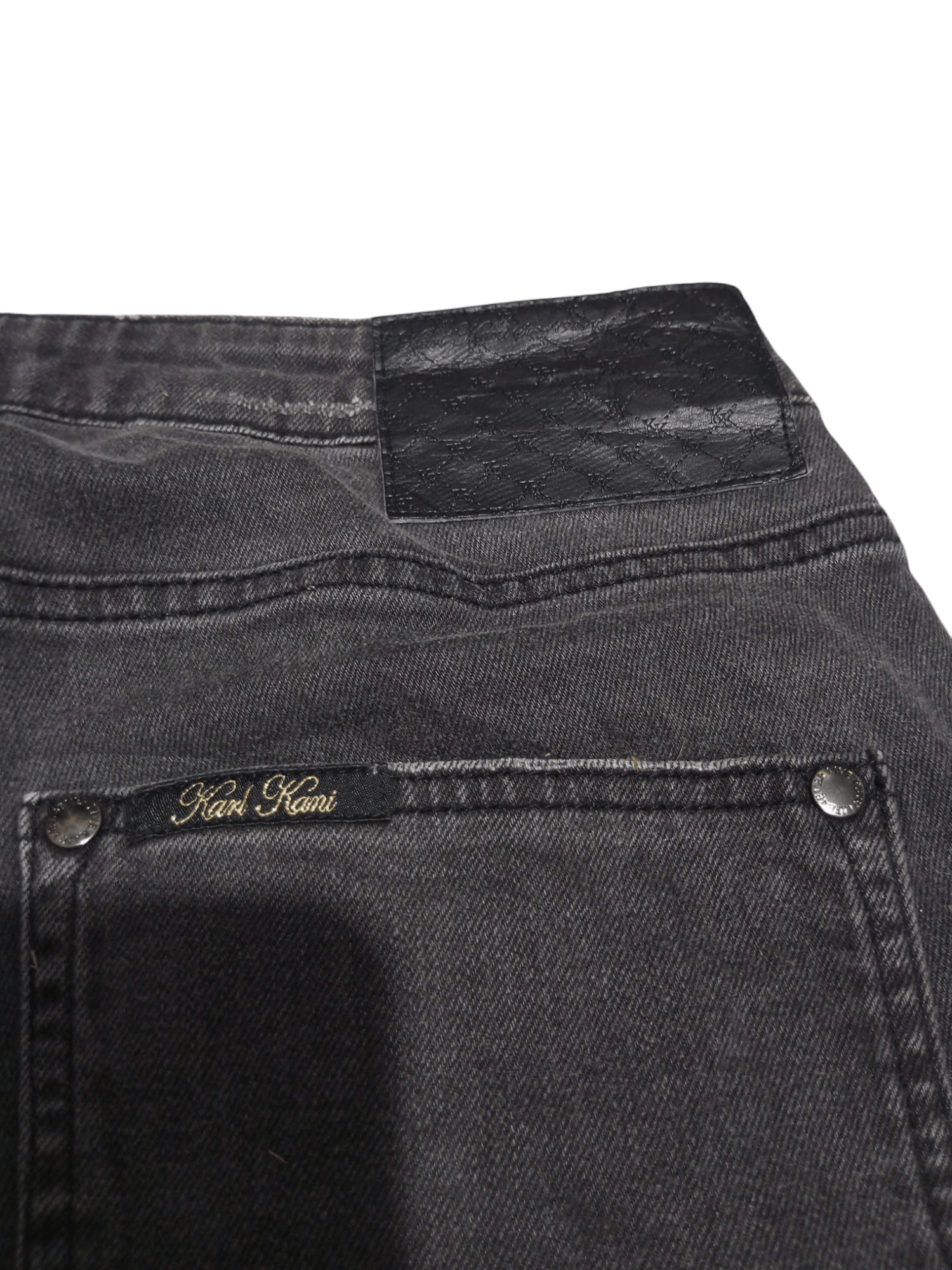 Karl Kani Vintage Karl kani distressed denim Size US 29 - 10 Thumbnail