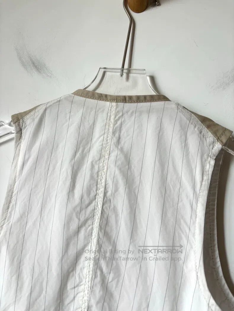 Comme des Garcons Comme des Garcons Khaki blazer vest with patchwork design, Size S / US 4 / IT 40 - 6 Thumbnail
