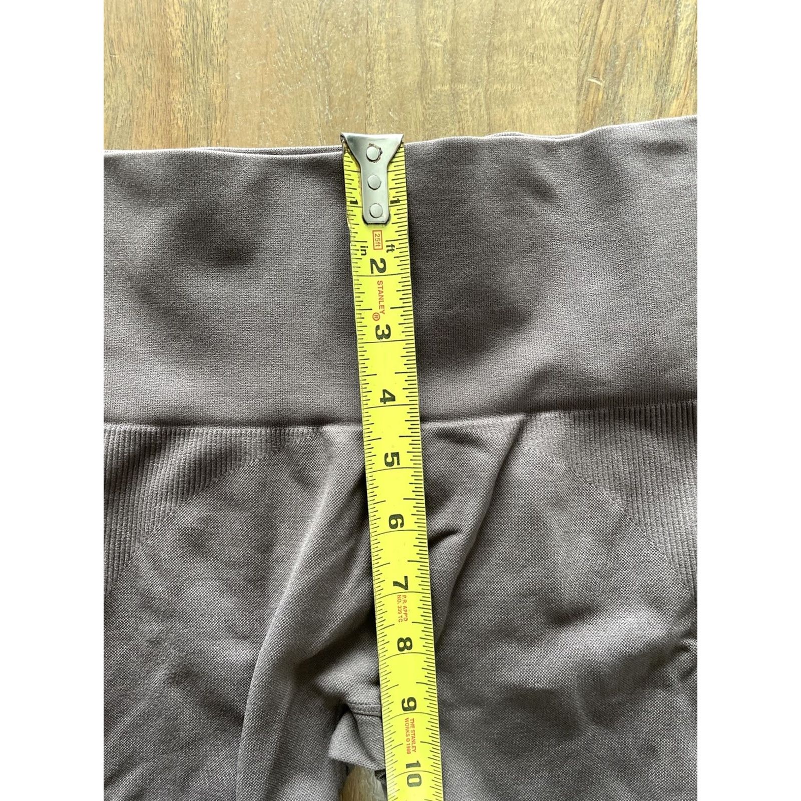 Vintage VINTAGE Set Active LA Leggings Womens Small Lavender Ribbed Cropped Workout Performance Size 28" / US 6 / IT 42 - 7 Thumbnail