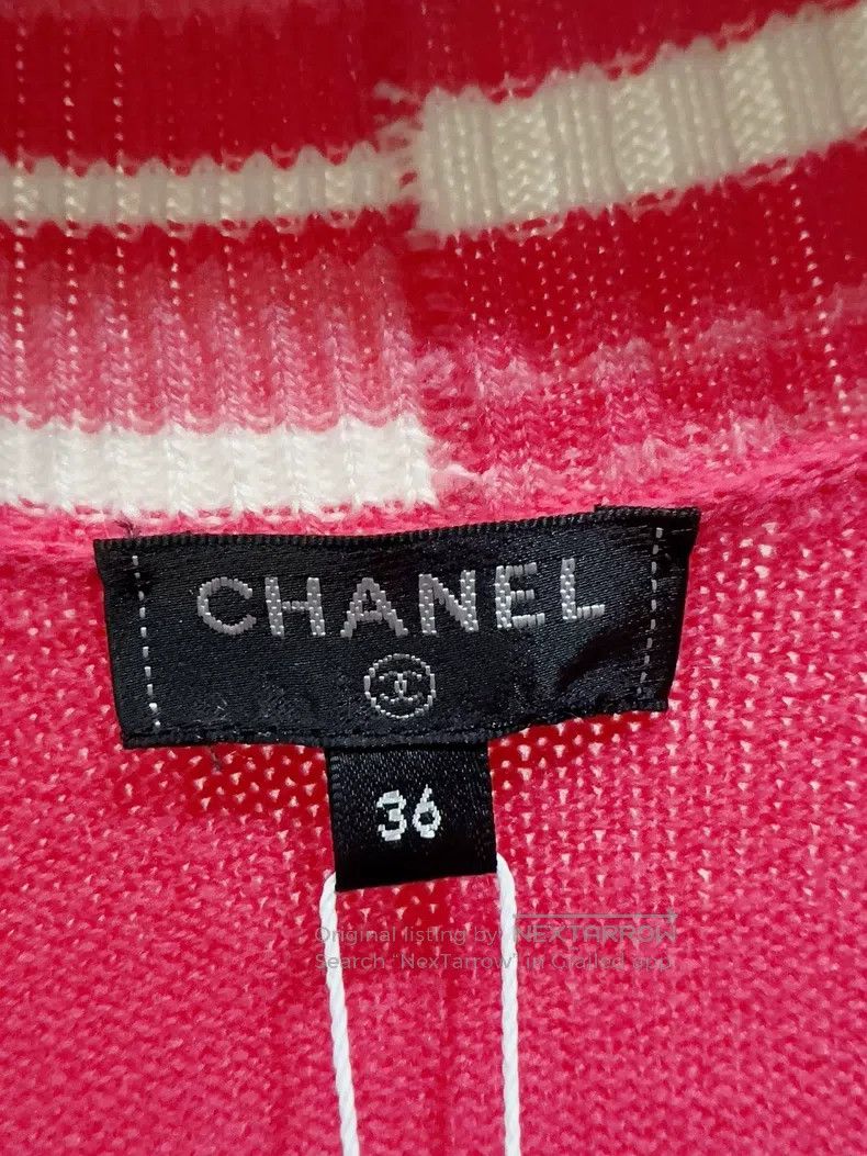 Chanel Chanel Red cardigan coat Size XS / US 0-2 / IT 36-38 - 3 Thumbnail