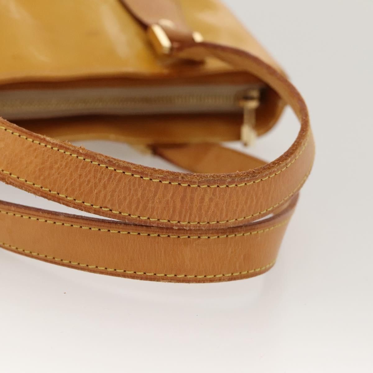 Louis Vuitton LOUIS VUITTON Monogram Vernis Houston Hand Bag Beige M91004 Size ONE SIZE - 7 Thumbnail