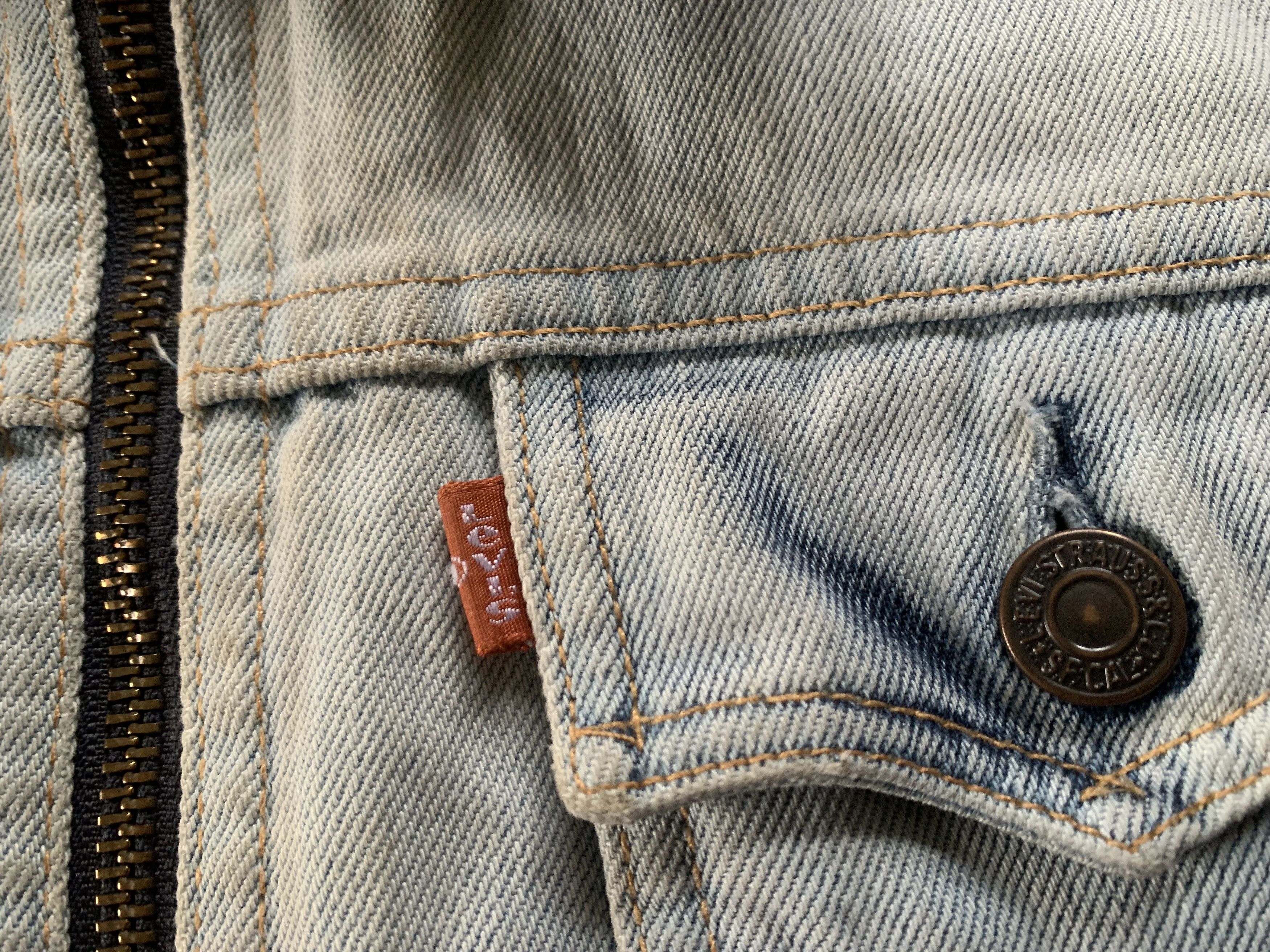 Levi's Vintage Womens Levi’s Denim Zip Jacket Size S / US 4 / IT 40 - 5 Thumbnail