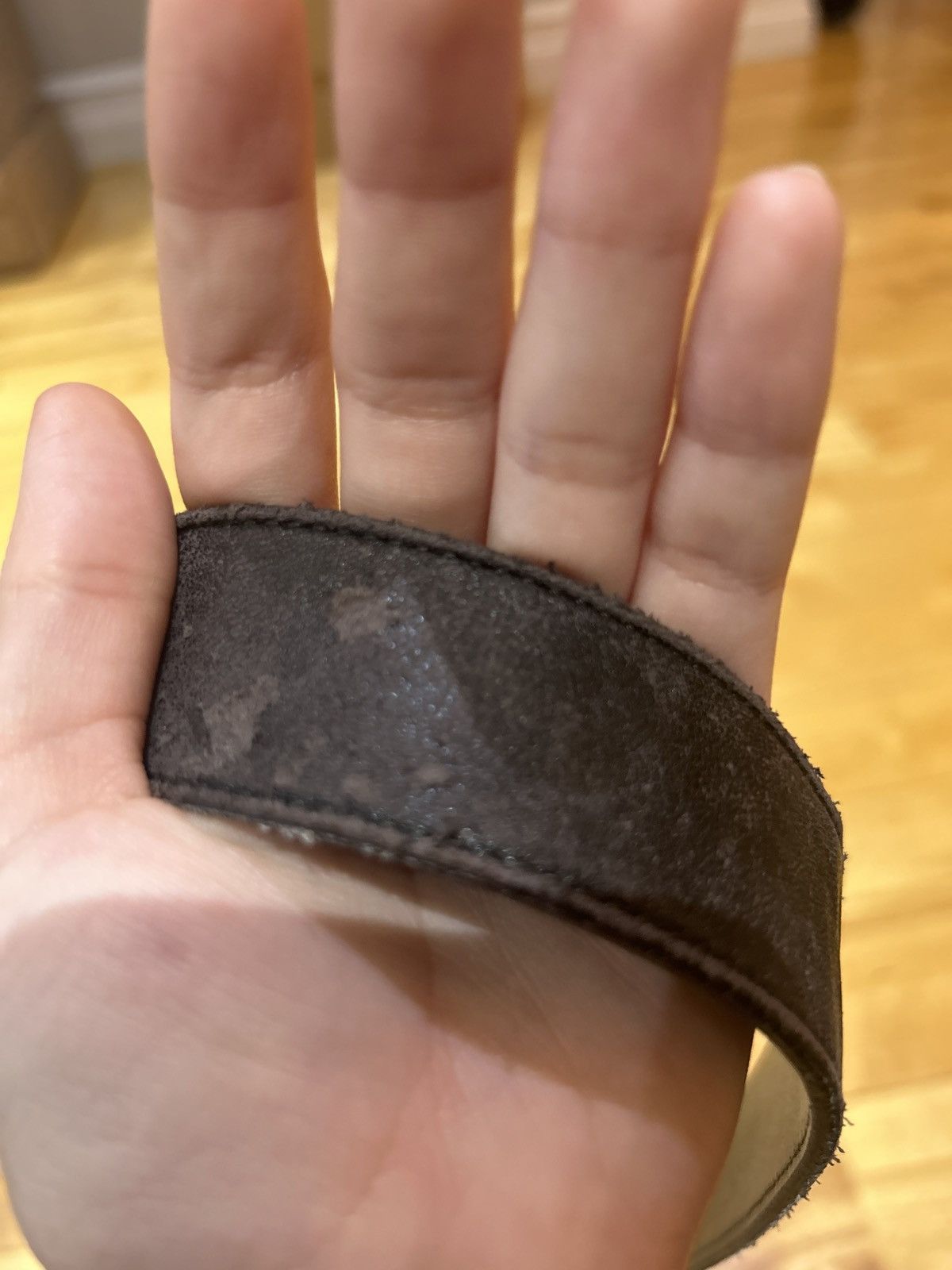 Yves Saint Laurent YSL Cassandre leather belt Size 42 - 1 Thumbnail