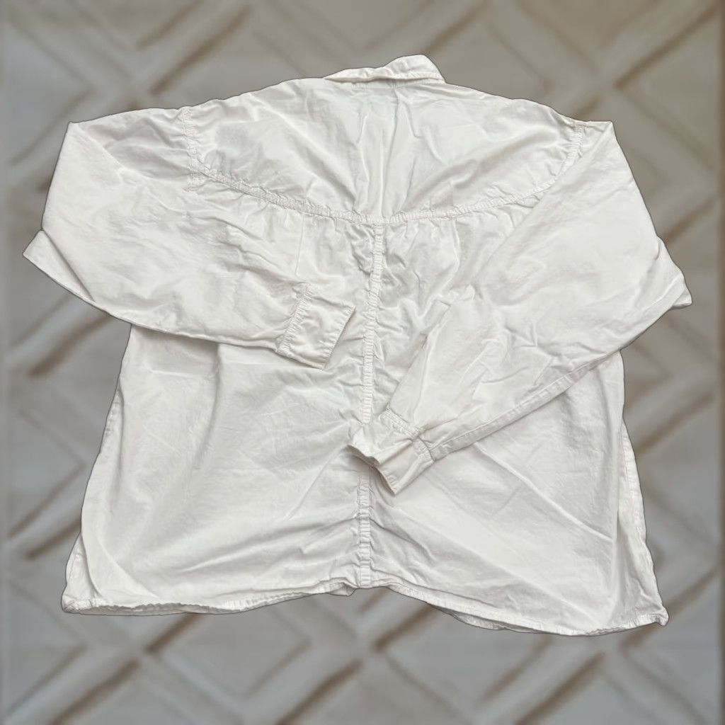 Vintage VINTAGE Georges Marciano Shirt Mens 4 Button-Down White Cotton Long Sleeve 90s Classic Outdoor Preppy Casual Workwear Bagged? Size US S / EU 44-46 / 1 - 1 Thumbnail