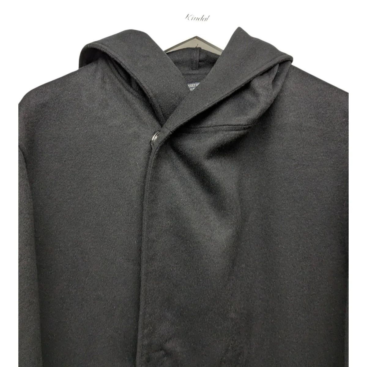 Yohji Yamamoto REGULATION Yohji Yamamoto "W Ca BEAVER SNAP HOODED COAT" Size US S / EU 44-46 / 1 - 3 Thumbnail