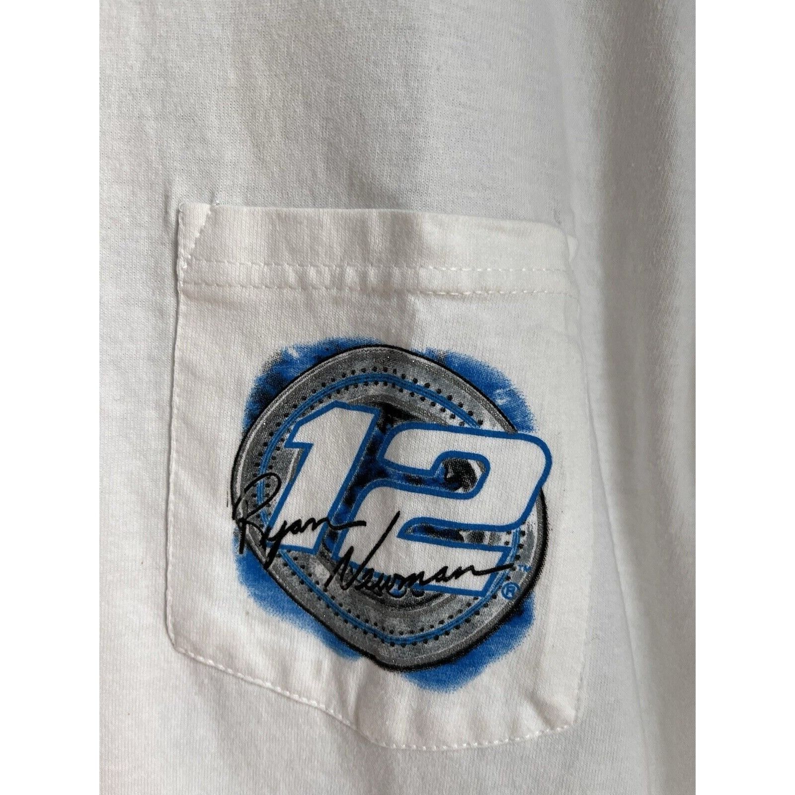 NASCAR VINTAGE NASCAR RYAN NEWMAN #12 DODGE CHARGER RACING T SHIRT Size US M / EU 48-50 / 2 - 4 Thumbnail