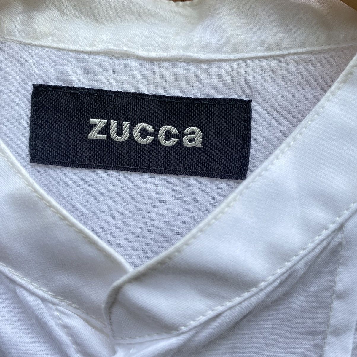 Zucca Zucca White Fitted Button-Up Shirt Size XS / US 0-2 / IT 36-38 - 12 Thumbnail
