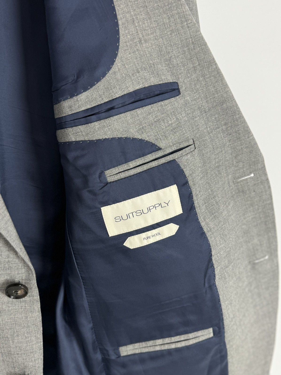 Suitsupply Suitsupply Lazio Single Breasted Wool Blazer Size 52S - 9 Thumbnail