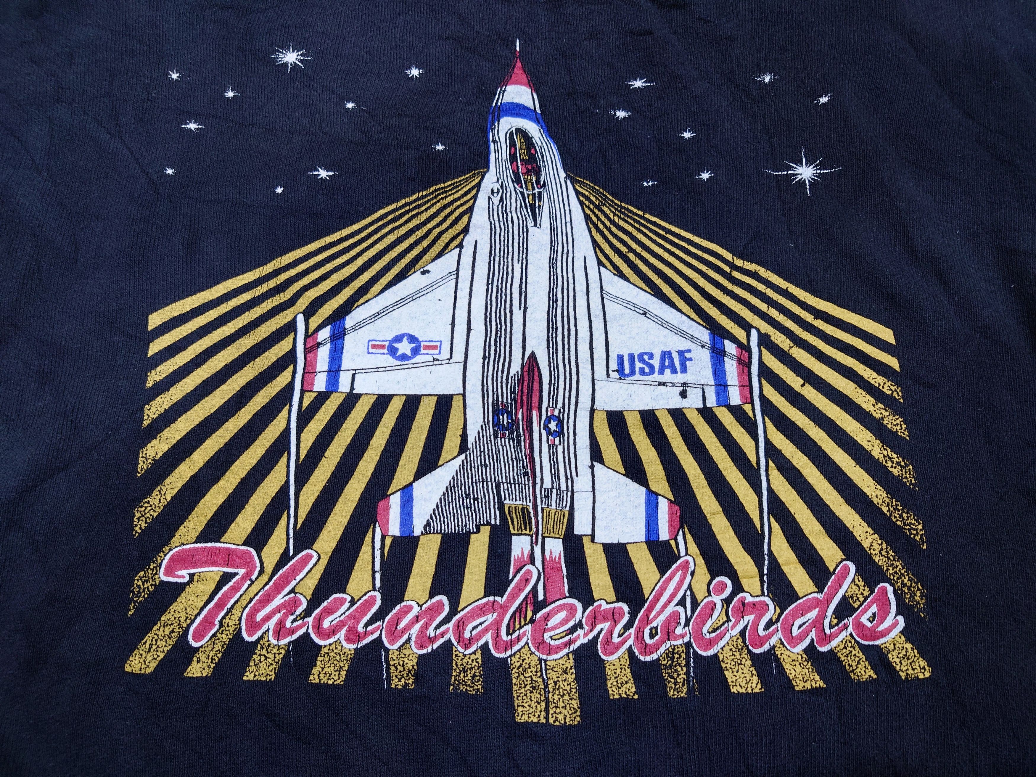 Vintage Vintage US Air Force Thunderbirds Jets USAF Size US L / EU 52-54 / 3 - 4 Thumbnail