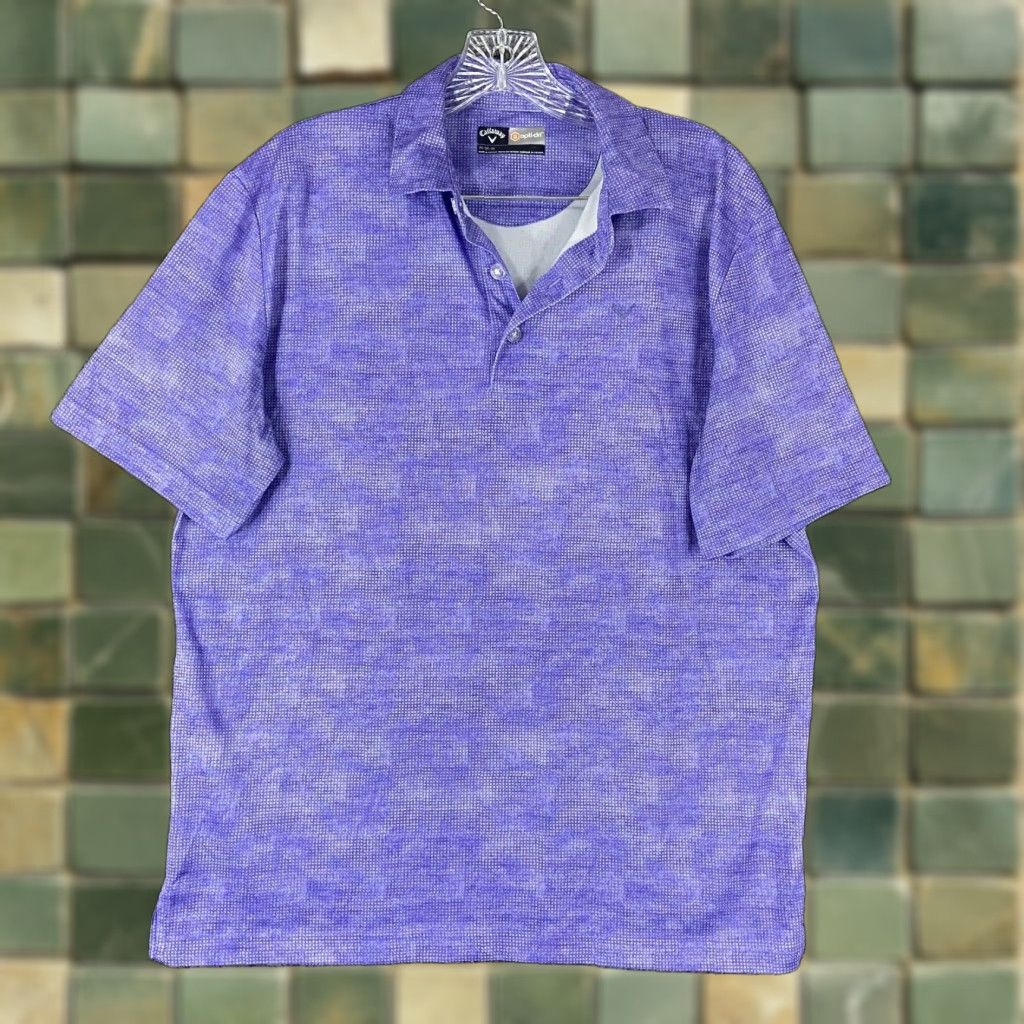 Callaway Callaway Polo Men M Opti Dri Purple Polo Shirt Mens Size US M / EU 48-50 / 2 - 1 Thumbnail