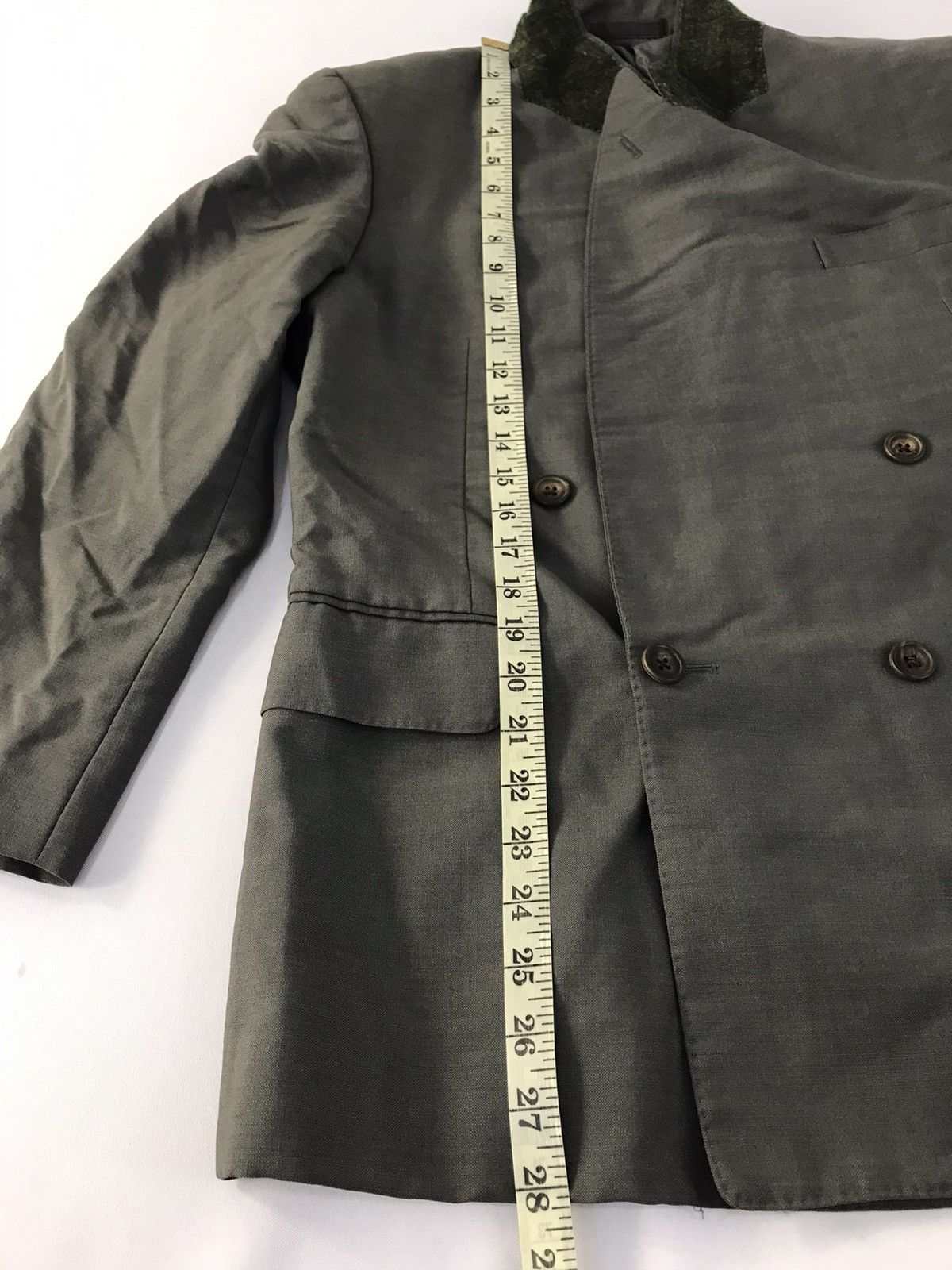 Burberry 90s Burberrys Wool & Mohair Double Breasted Coat Jacket Size US L / EU 52-54 / 3 - 11 Thumbnail