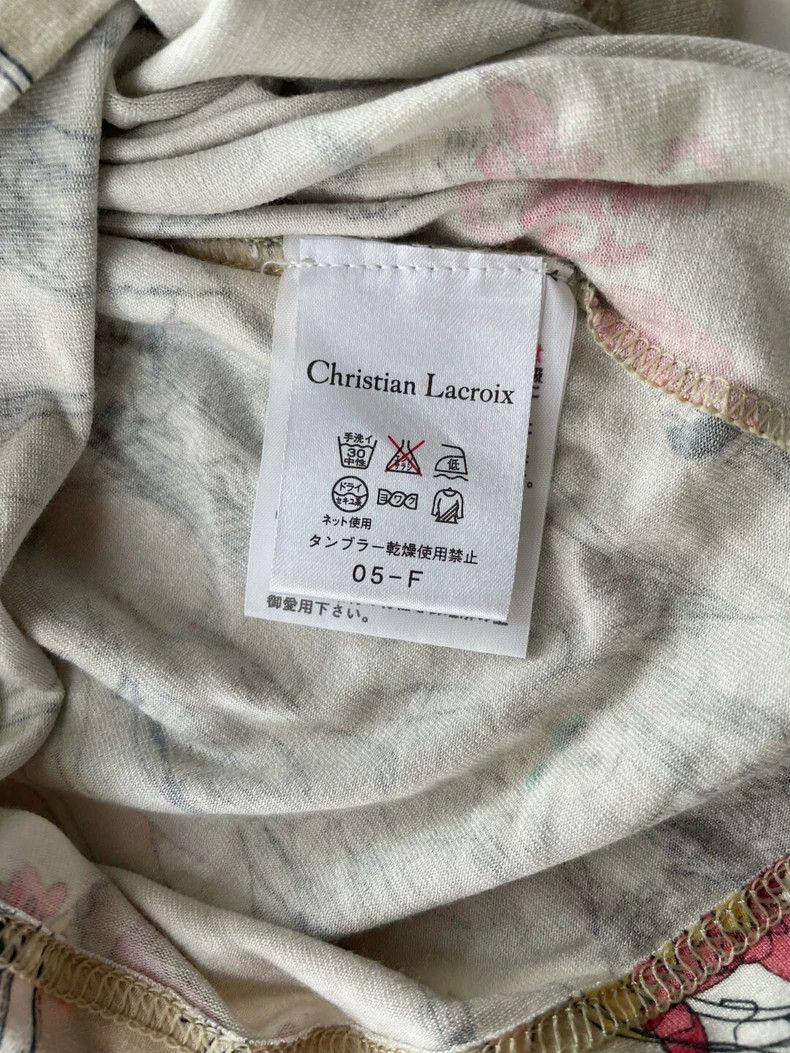 Christian Lacroix Christian Lacroix Retro flapper long T-shirt 2504-Nextarrow Size S / US 4 / IT 40 - 9 Thumbnail