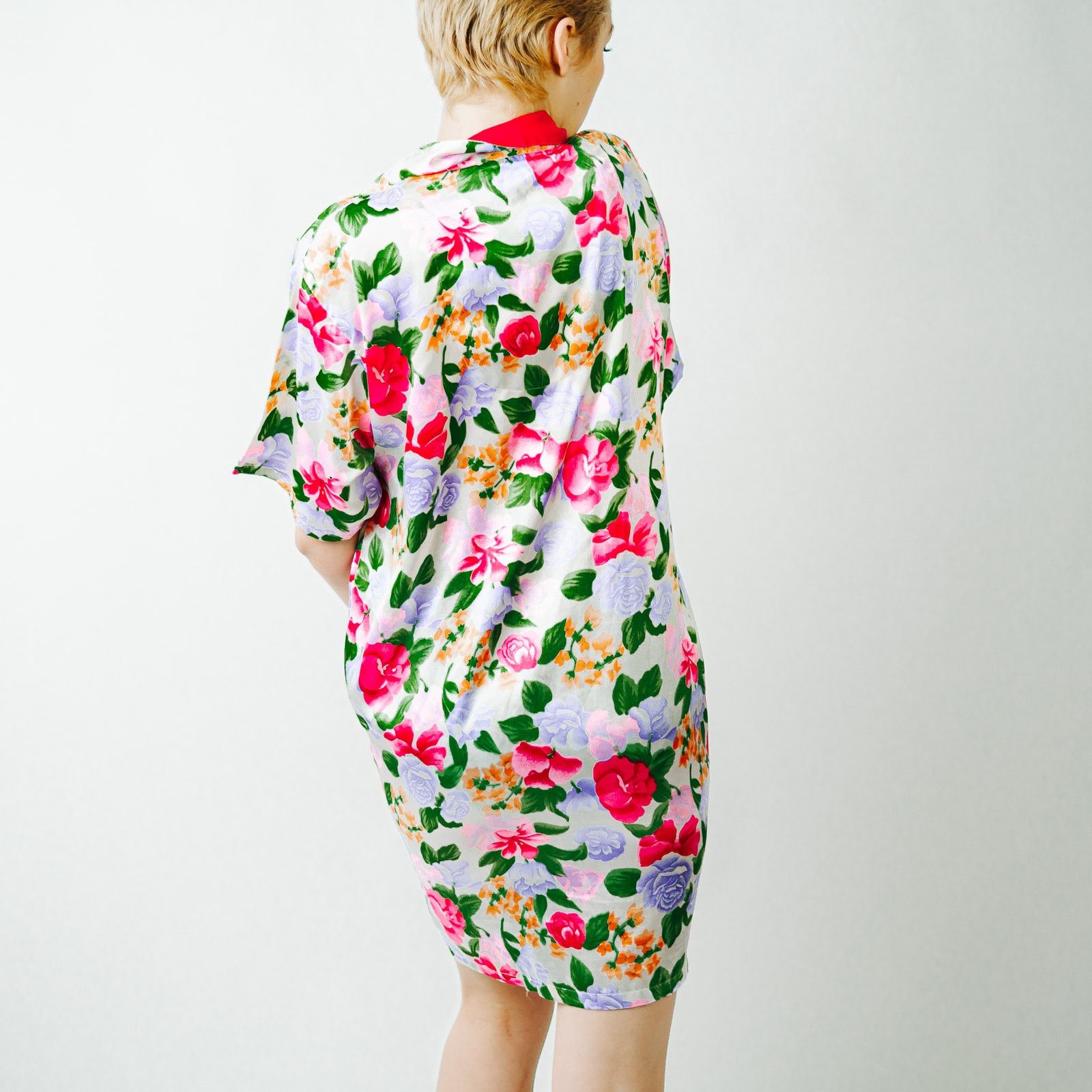 Vintage Vintage A' Milan Intimates Floral Button Front Gown / Med Size M / US 6-8 / IT 42-44 - 10 Thumbnail