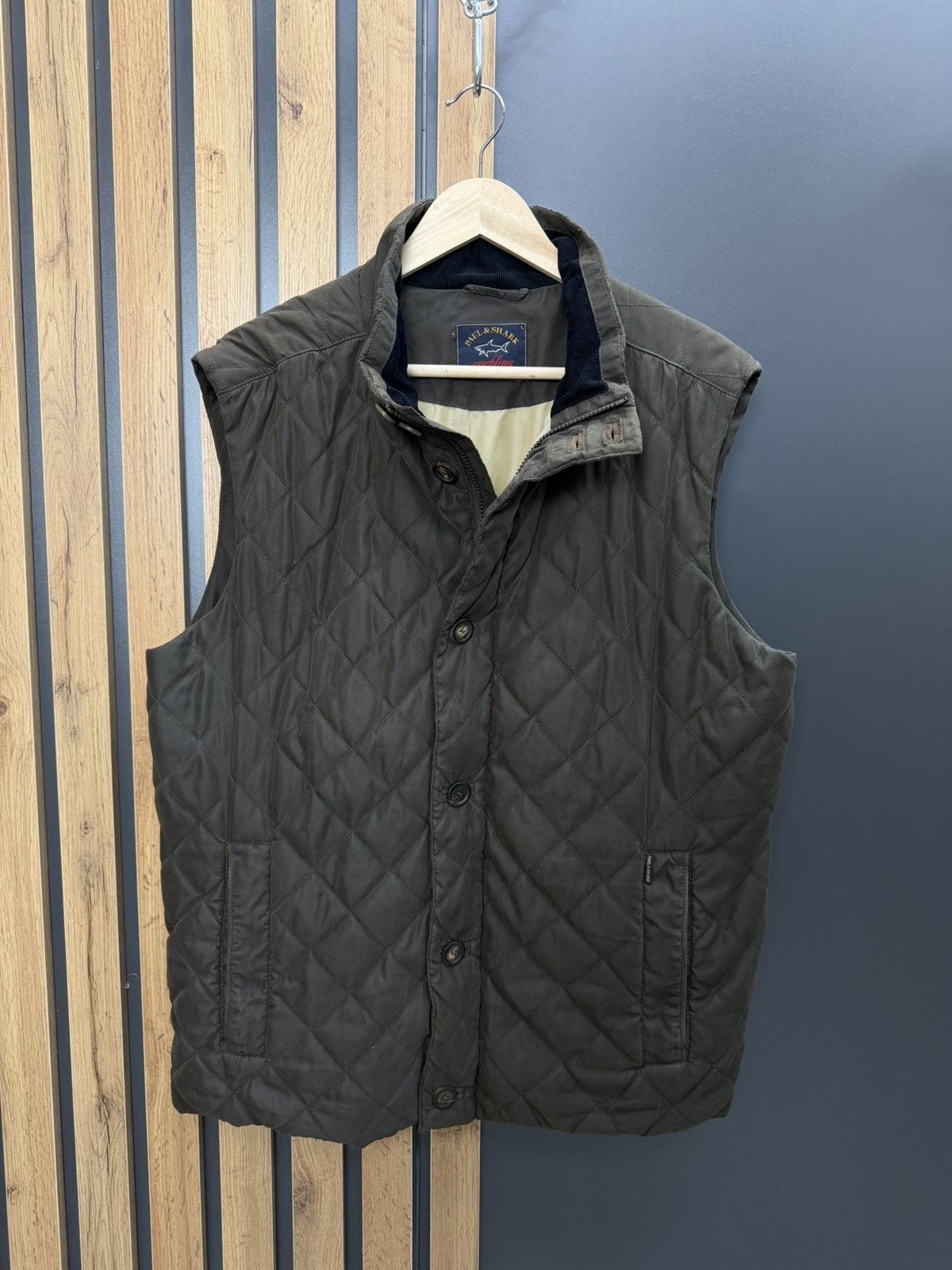 Paul & Shark Paul & Shark Yachting Quilted Vest Brown Mens Size L Size US L / EU 52-54 / 3 - 1 Thumbnail