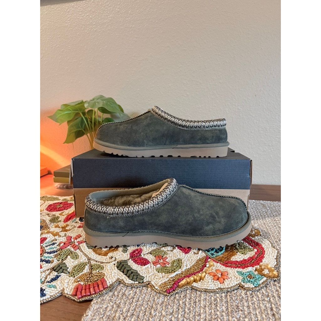 Ugg UGG Tasman Baxter Slipper Clog Burnt Olive Green Slip On Size US 8 / EU 41 - 2 Thumbnail