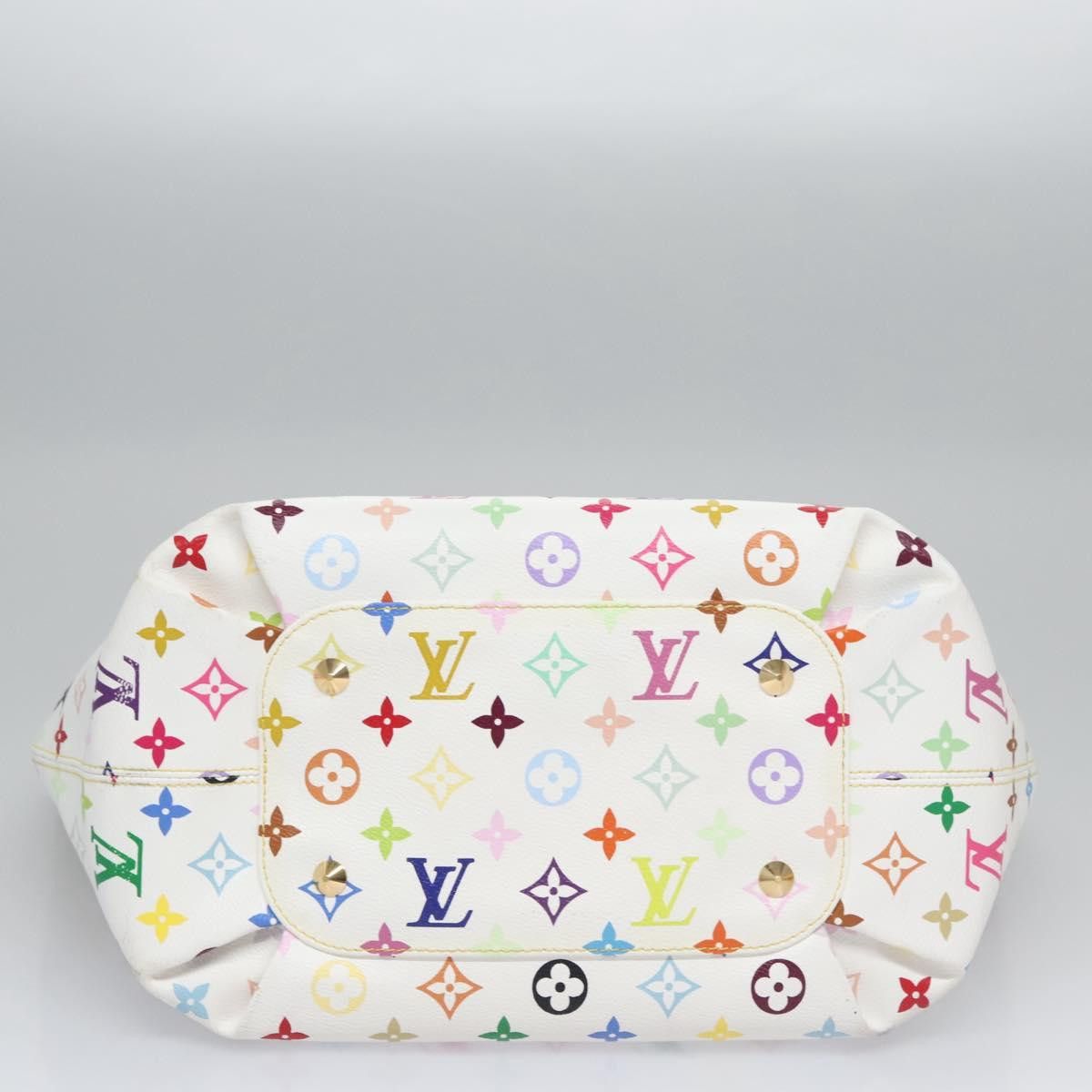 Louis Vuitton LOUIS VUITTON Monogram Multicolor Annie GM Tote Bag White Size ONE SIZE - 9 Thumbnail