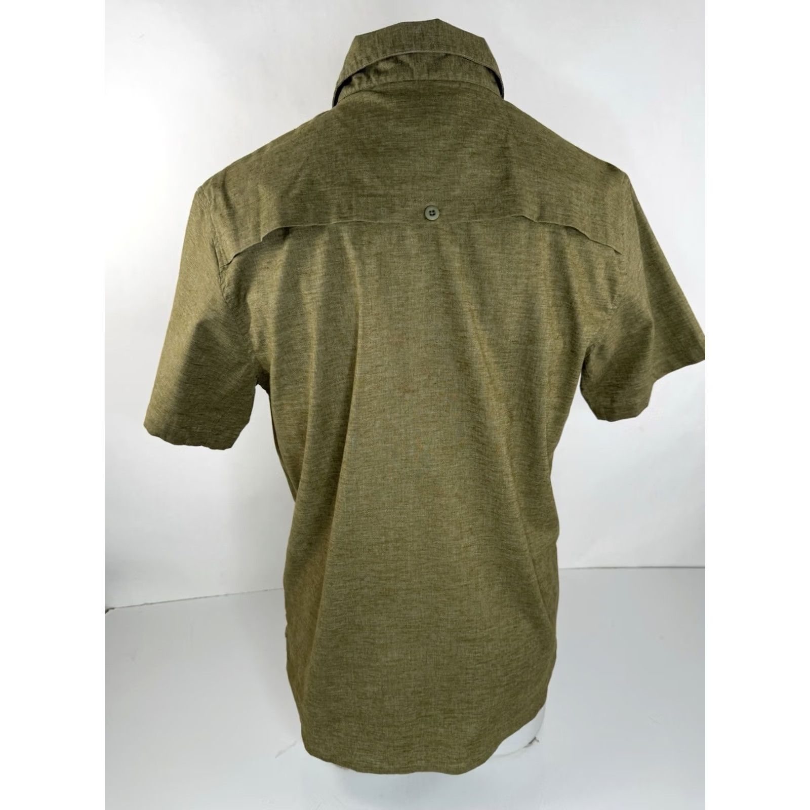 Vintage EDGEVALE SHIRT Mens M Green Hemp Blend Vented EXCELLENT Size US M / EU 48-50 / 2 - 4 Thumbnail