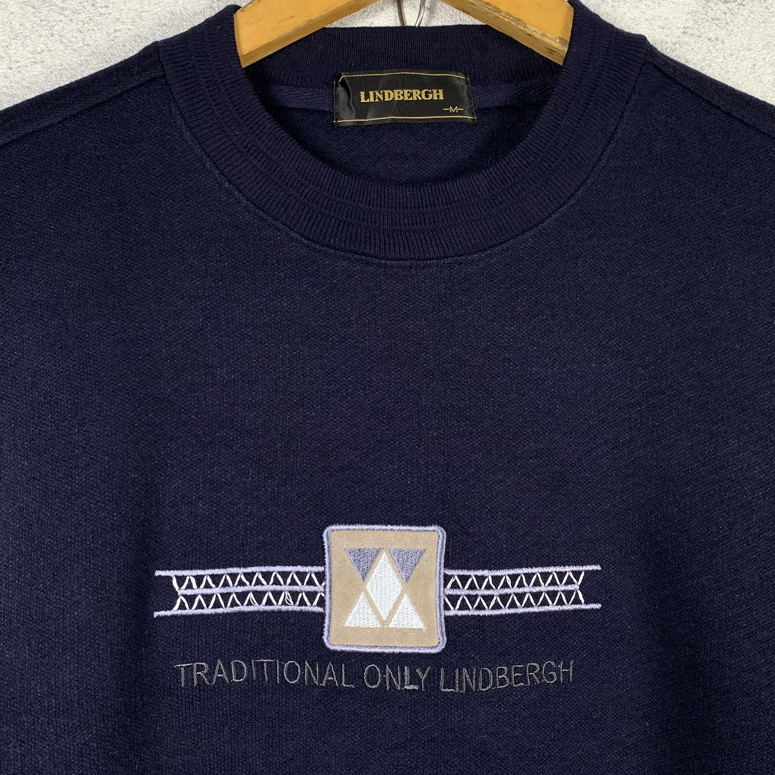 Lindbergh Vintage 90s Lindbergh Classic Sweater Jumper Size US M / EU 48-50 / 2 - 2 Thumbnail