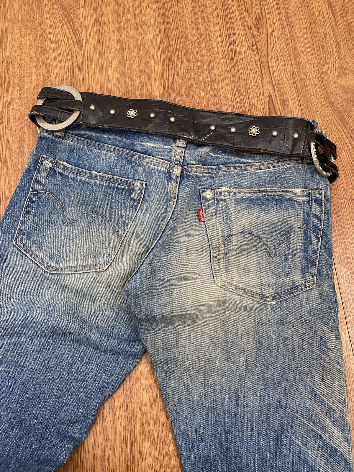 If Six Was Nine Crystal ringer Y2K belt Size ONE SIZE - 4 Thumbnail