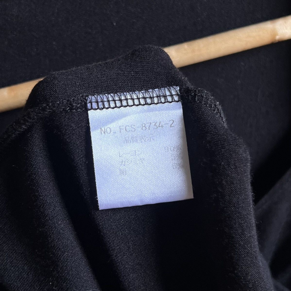 Tornado Mart Tornado Mart Black Draped Long Sleeve Top Early 2000s Size US XS / EU 42 / 0 - 8 Thumbnail