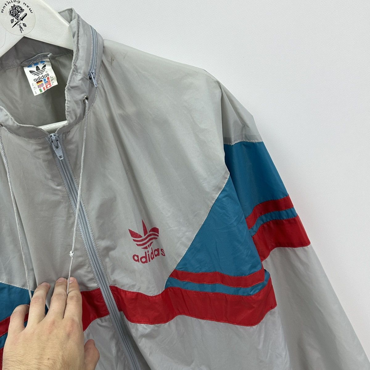 Vintage Vintage 90s Adidas Raincoat windbreaker jacket y2k outdoor Size US M / EU 48-50 / 2 - 5 Thumbnail