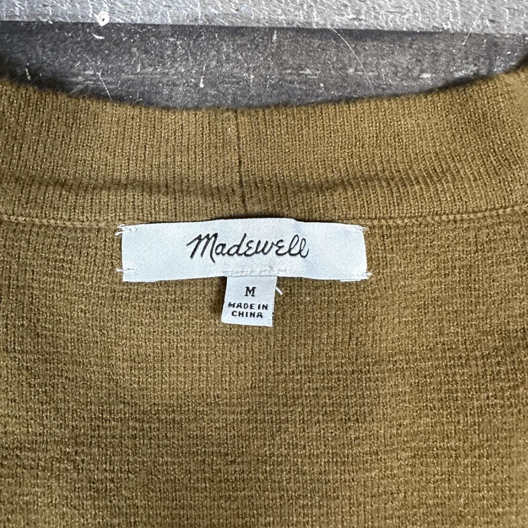 Madewell Madewell Cardigan Sweater Olive Green Cotton Knit Miller Women M Size Size M / US 6-8 / IT 42-44 - 2 Thumbnail