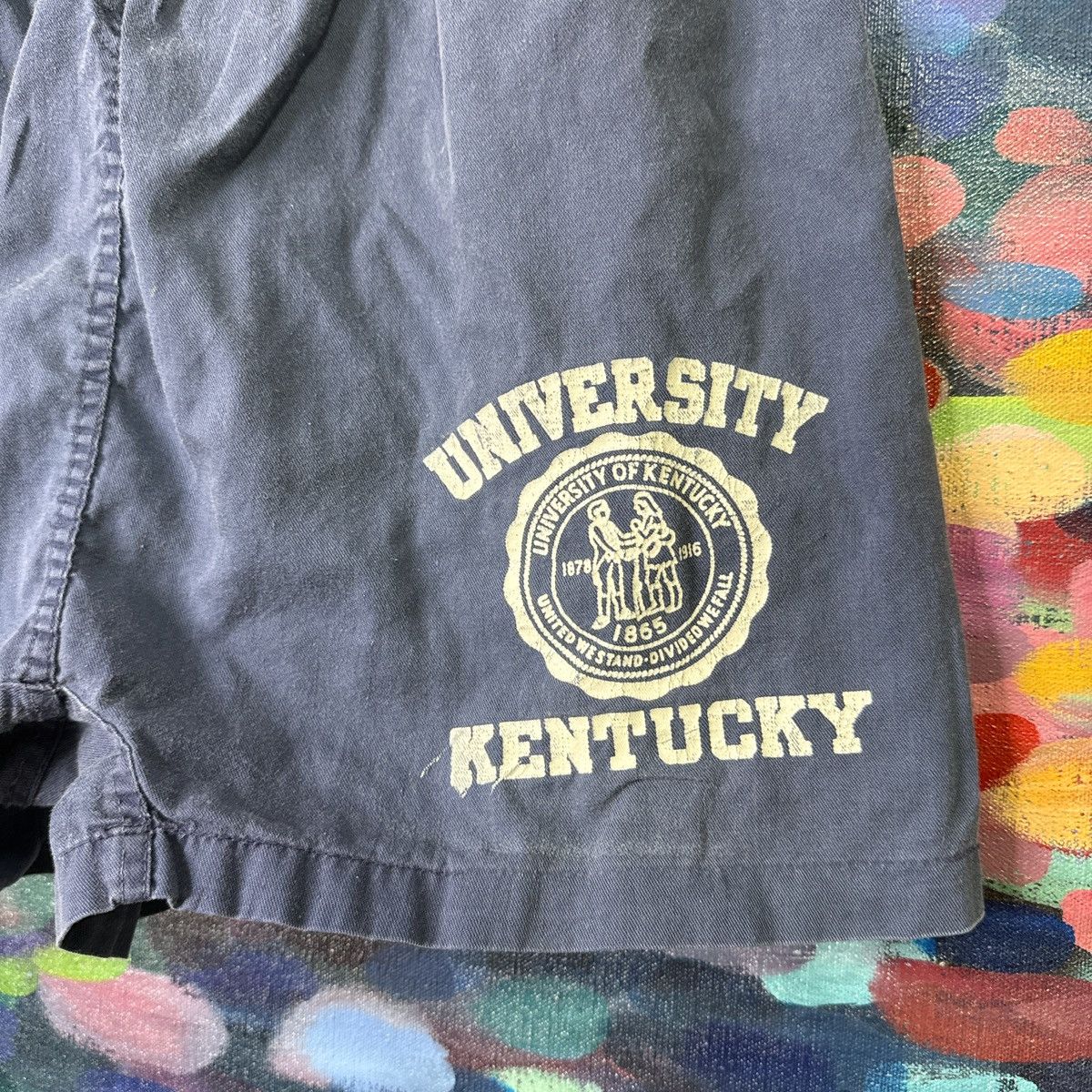 Vintage 60s 50s Kentucky university sanforized gym shorts