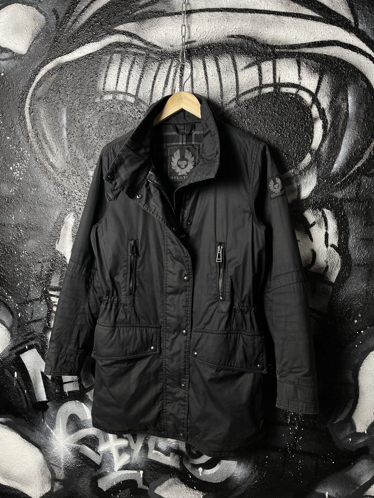 image of Belstaff Woman’S Coat Jacket Size 44 in Black, Women's