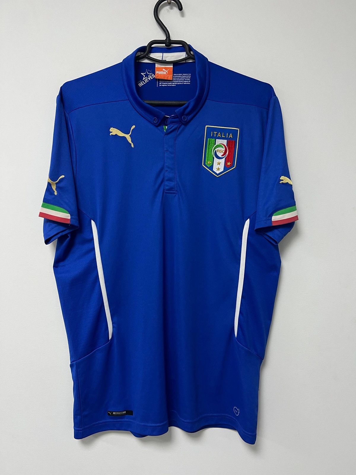 Puma Italy World Cup 2014-2016 Football Shirt Italia Puma L Size US L / EU 52-54 / 3 - 1 Thumbnail