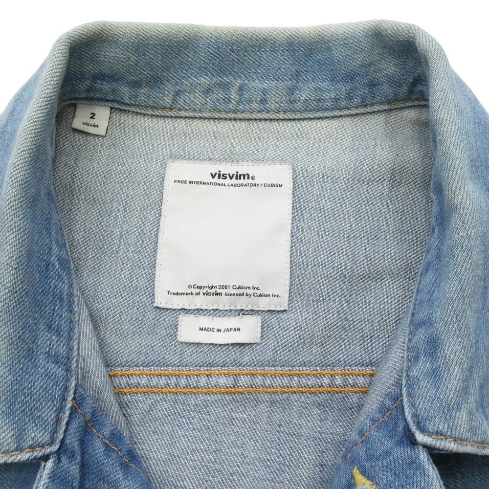Visvim VISVIM 13AW SS 102 JKT ONE WASH 1st Type denim jacket jean Size US M / EU 48-50 / 2 - 3 Thumbnail