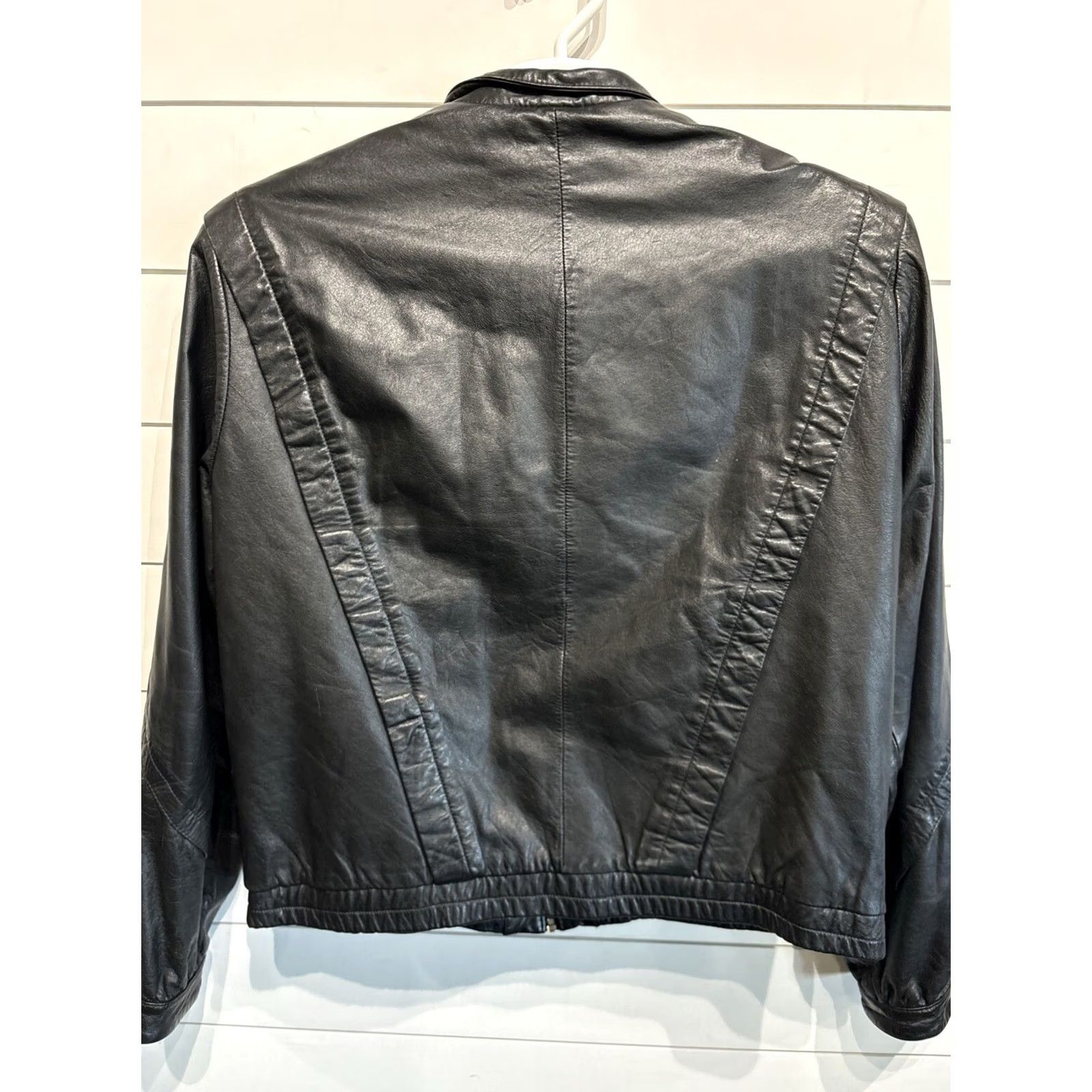 Ben Sherman VINTAGE Bermans Leather Jacket Motorcycle Size US S / EU 44-46 / 1 - 4 Thumbnail