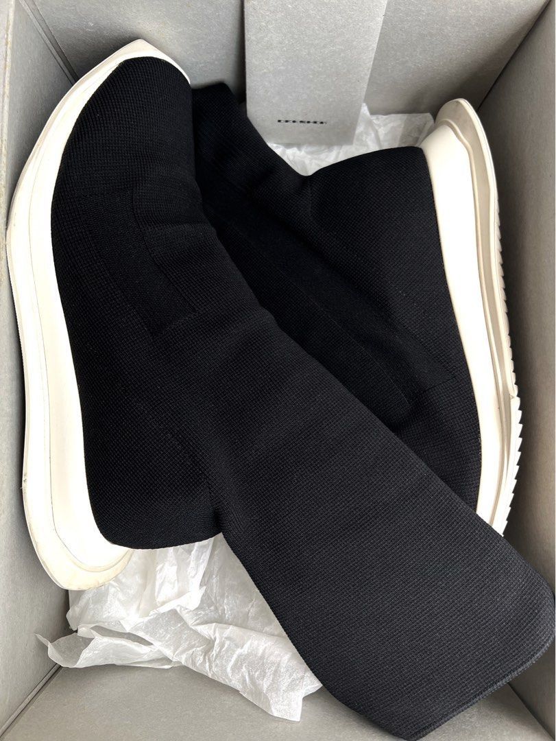Rick Owens Drkshdw Rick Owens Drkshdw Runner Stretch Sock Short boots Size US 7 / EU 40 - 4 Thumbnail