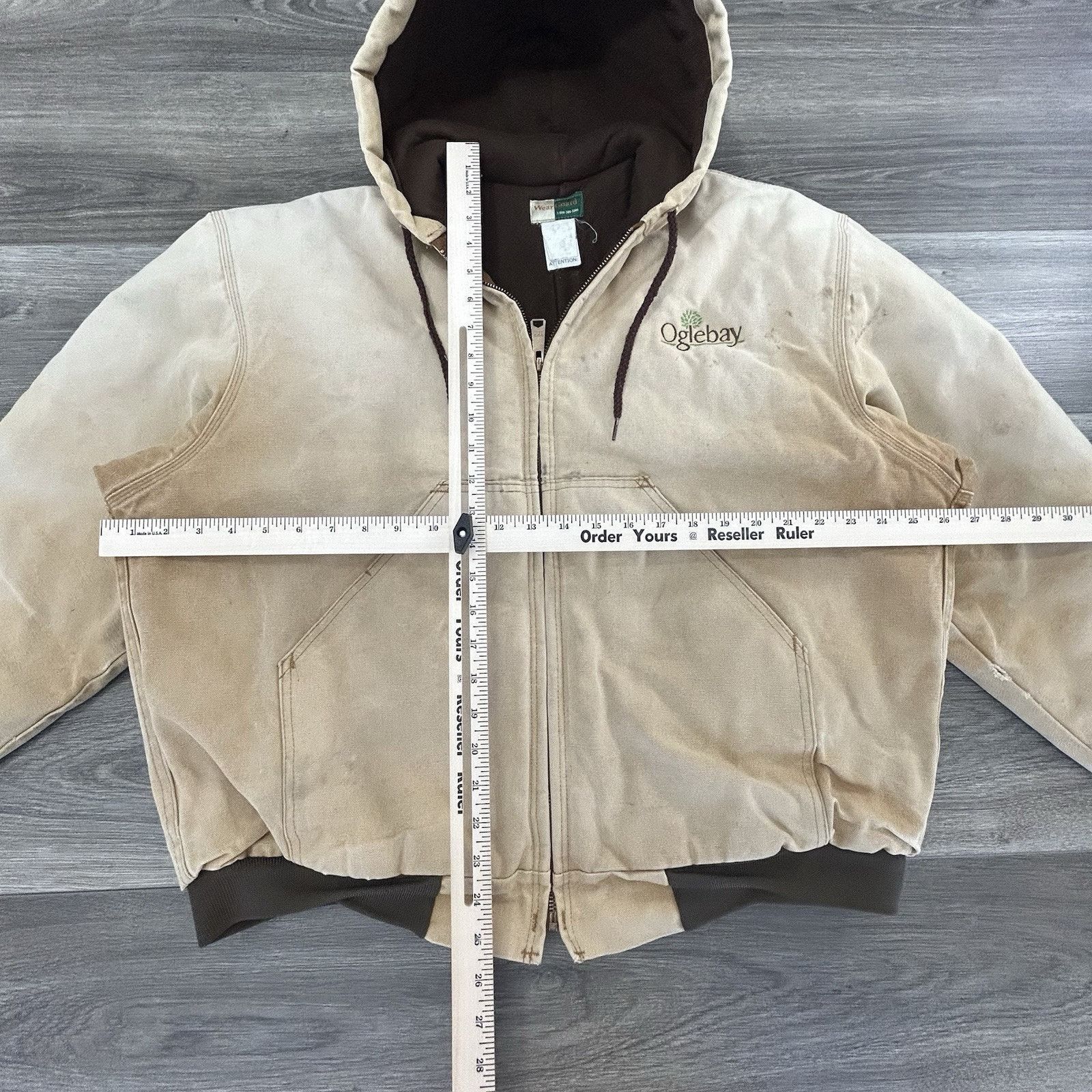 Carhartt Vintage Workwear Canvas Jacket Wear Guard Hooded 90s Size US L / EU 52-54 / 3 - 5 Thumbnail