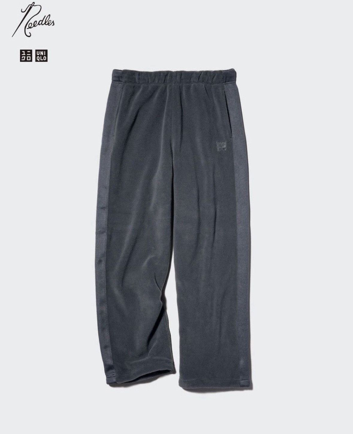 Needles FW25 Needles Uniqlo Wide Baggy Fleece Sweatpants Size US 31 - 1 Preview