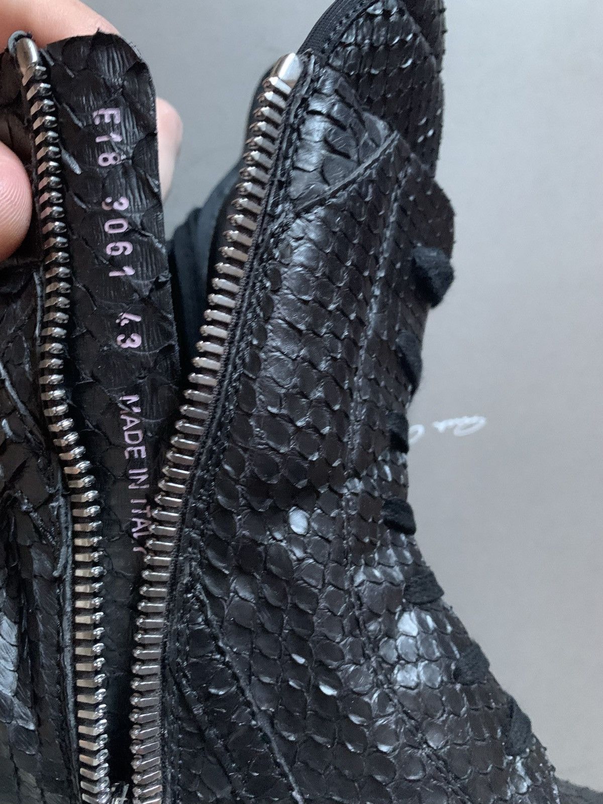 Rick Owens RICK OWENS FOREVER GEOBASKET BLACK PHYTON Size US 9 / EU 42 - 6 Thumbnail