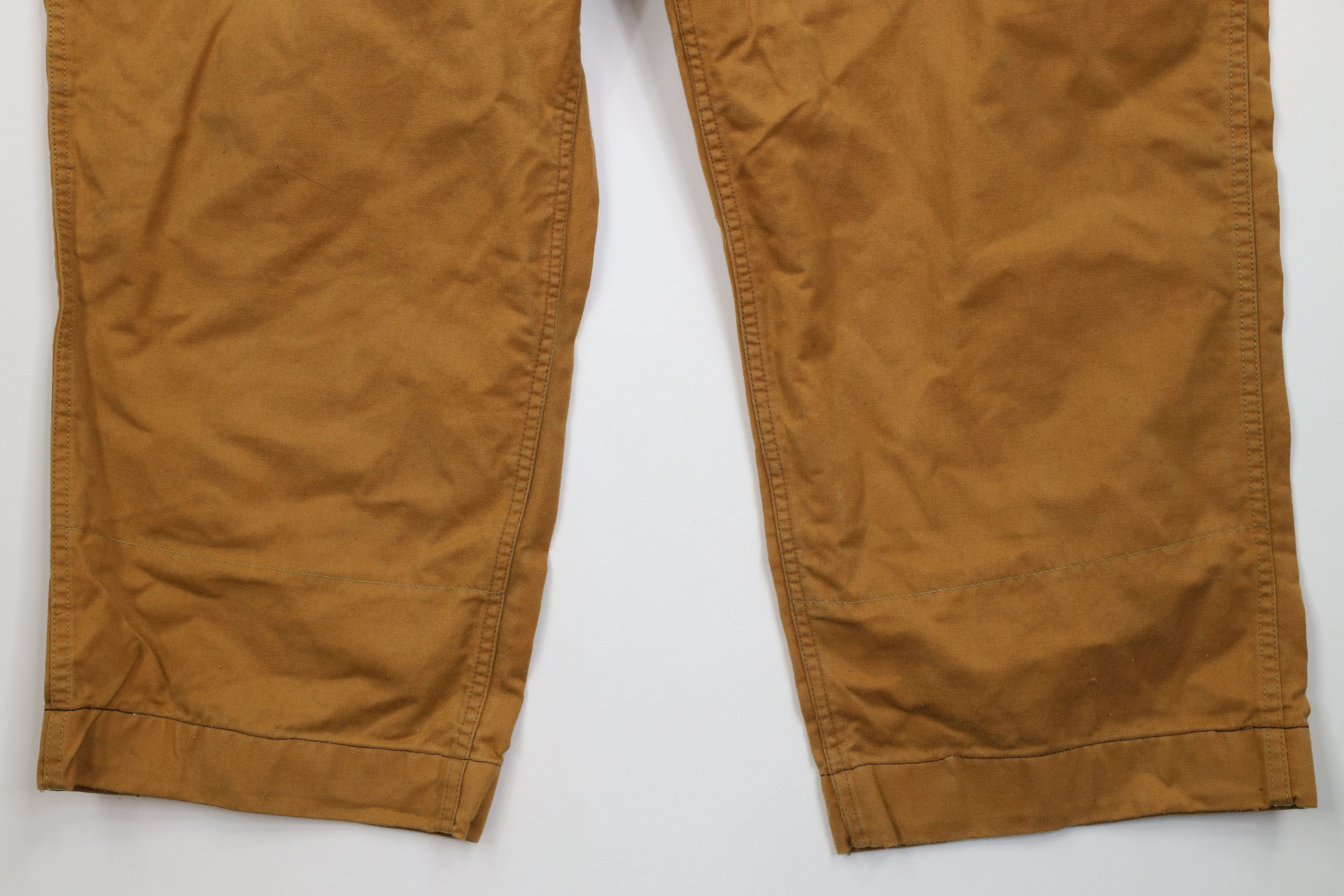 Vintage Vintage 60s 70s Streetwear Wide Leg Hunting Pants Brown USA Size US 44 / EU 60 - 4 Thumbnail