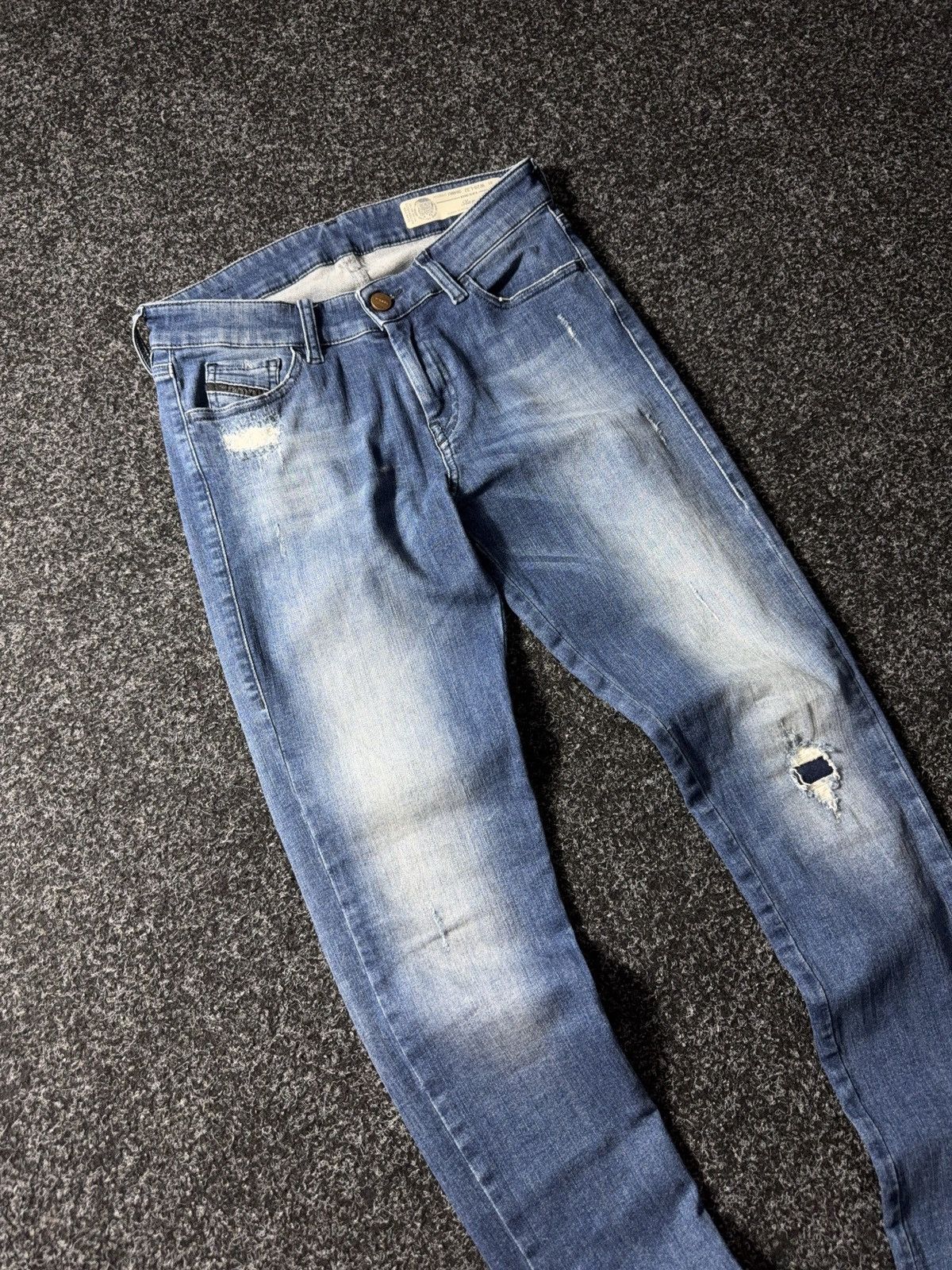 Diesel × If Six Was Nine × Vintage Vintage 90s Y2K Diesel Industry Jeans skinny pants Size 28" / US 6 / IT 42 - 5 Thumbnail