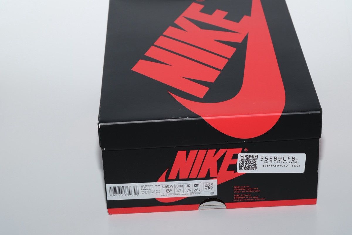 Jordan Brand Air Jordan 1 Retro High '85 OG SP 'Bred / Banned' 2025 Size US 8.5 / EU 41-42 - 12 Thumbnail