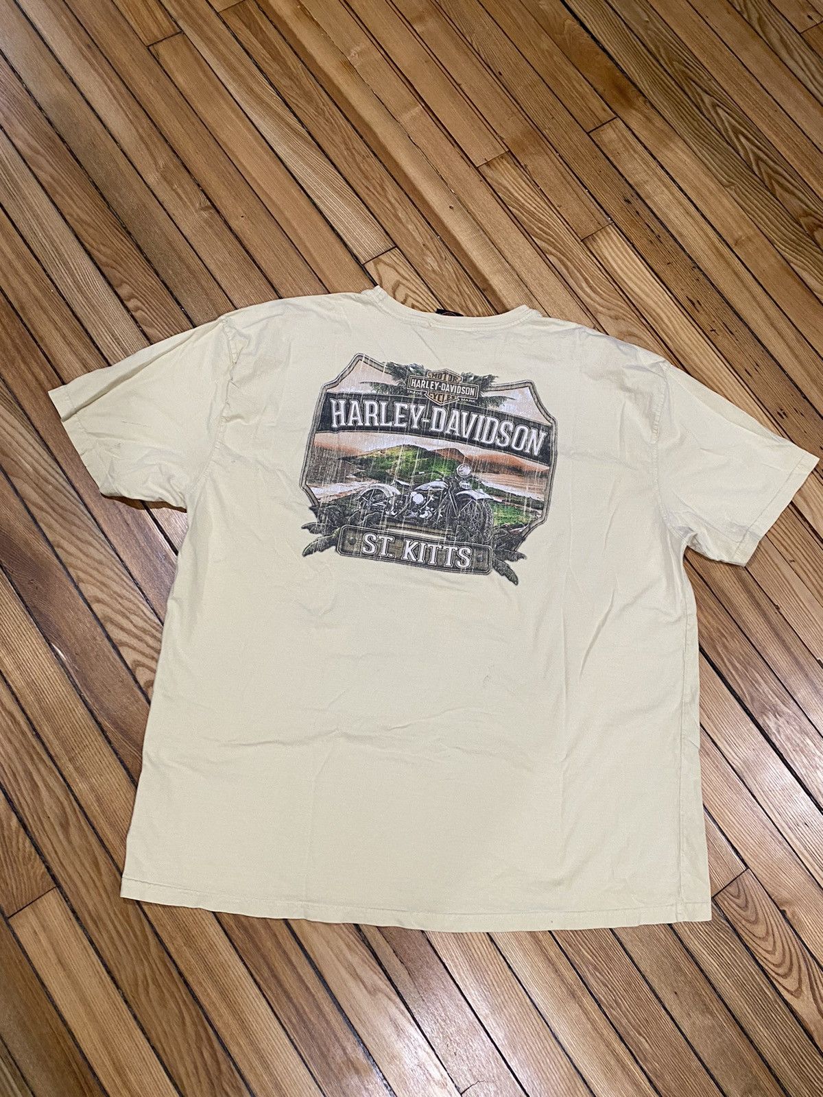 Harley Davidson 3xl Harley St.kitts Tshirt Size US XXL / EU 58 / 5 - 2 Thumbnail